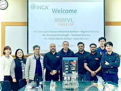  MVL Firestop Systems Strengthens Partnership with INCA at Taiwan Facility